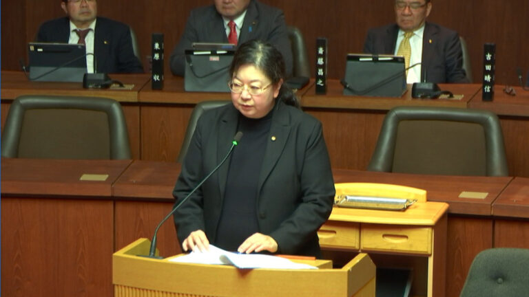 小沼みつよ代表質問